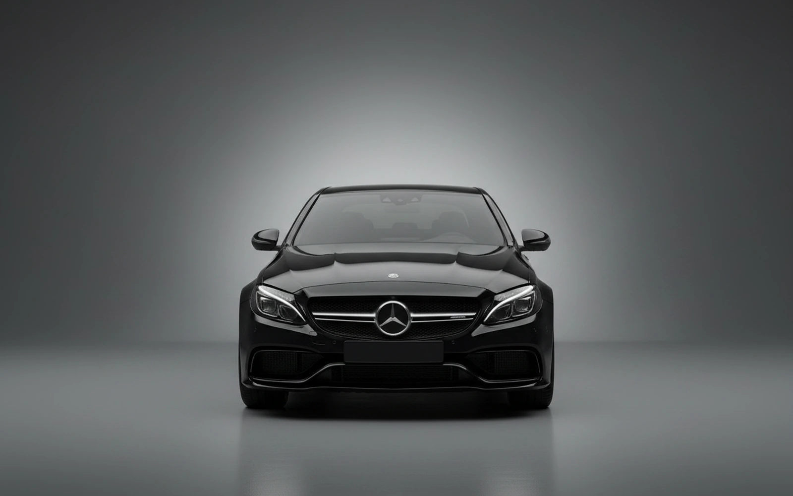 Mercedes-Benz C63 S AMG Black 2020 — exterior side view