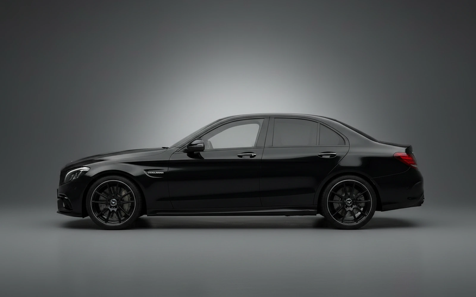Mercedes-Benz C63 S AMG Black 2020 — exterior rear view