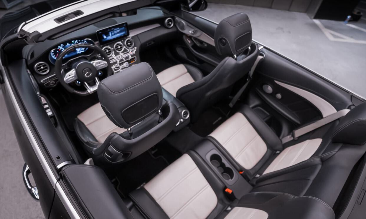 Mercedes-Benz C63 S AMG Grey 2020 — exterior rear view