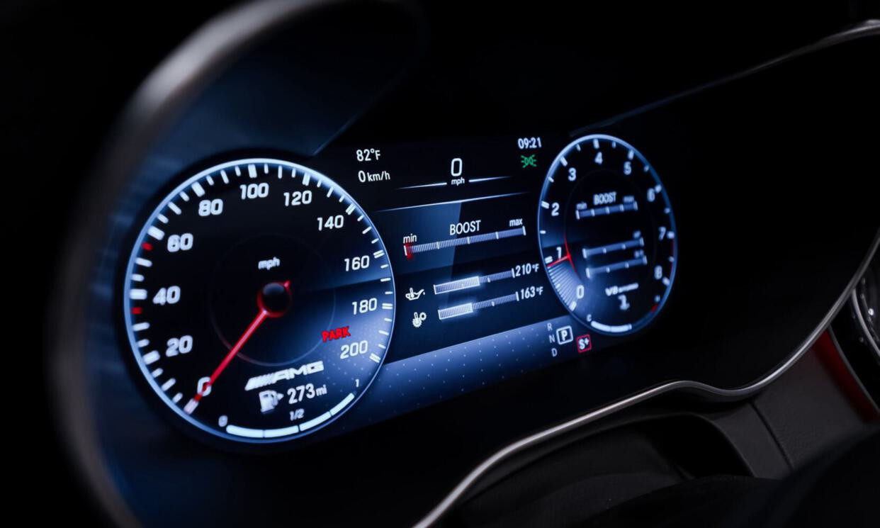 Mercedes-Benz C63 S AMG Grey 2020 — interior seats