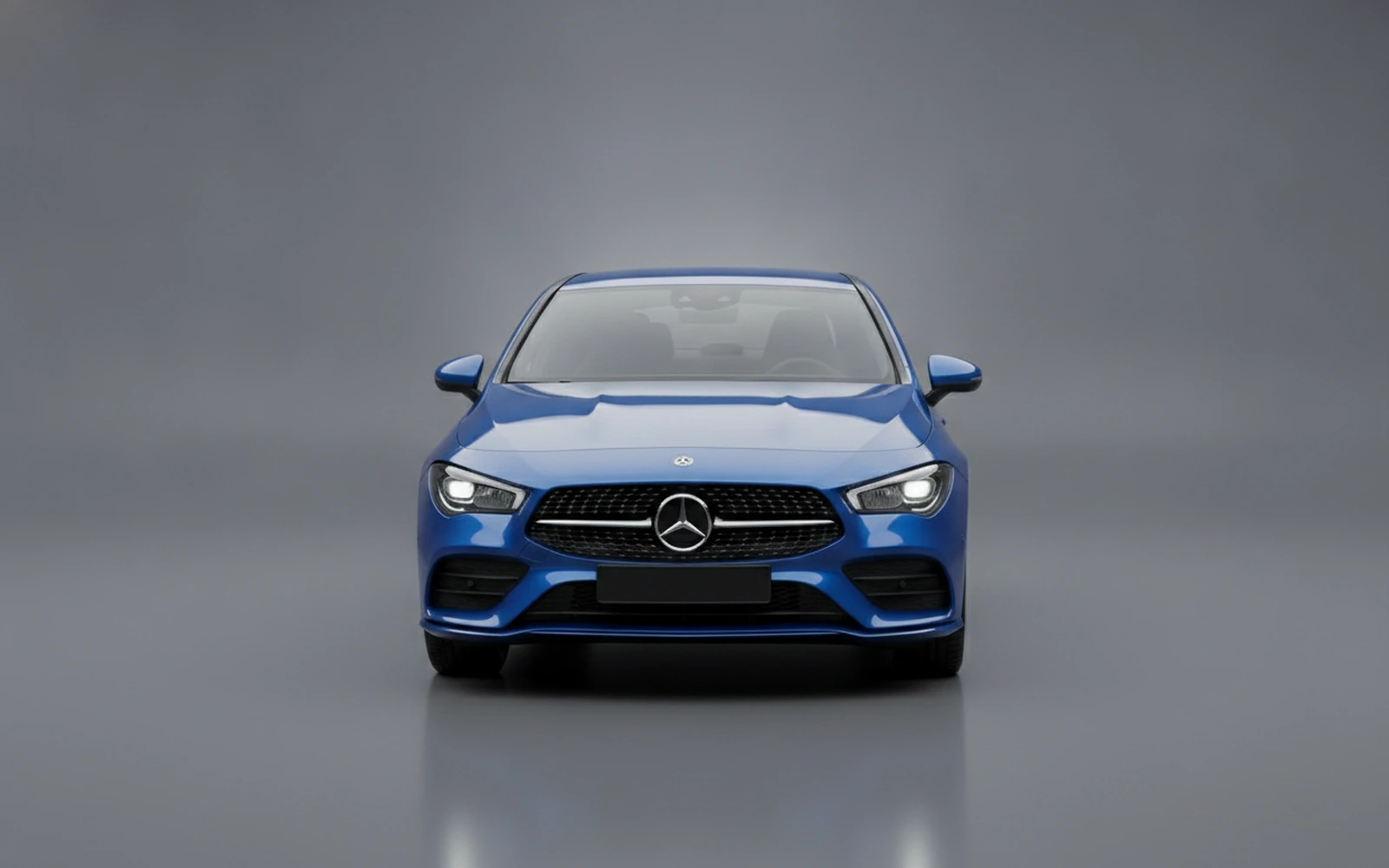 Mercedes-Benz Cla 4M Blue 2024 — exterior side view