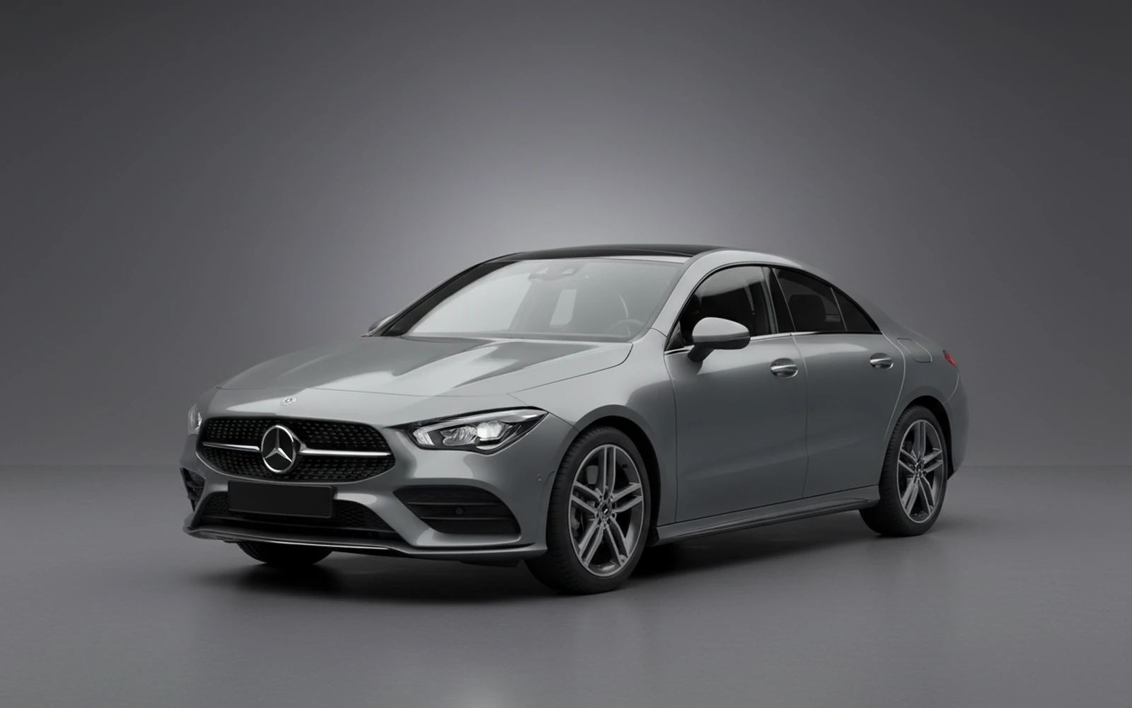 Mercedes-Benz Cla 4M Grey 2024 for rent in Miami — exterior front view