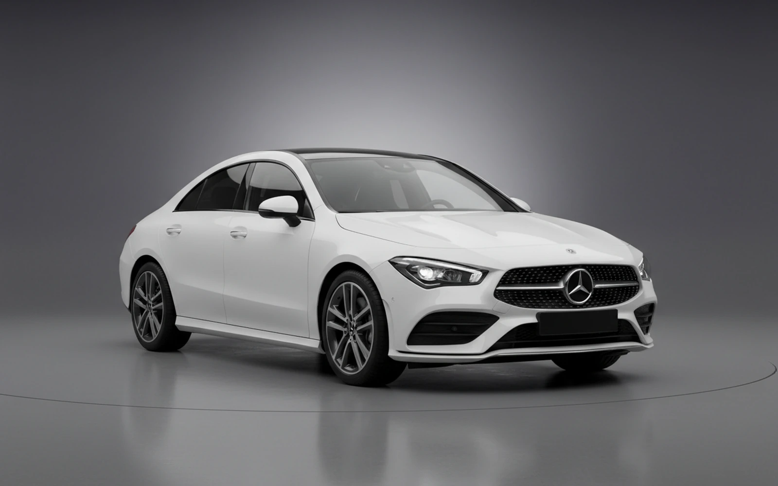 Mercedes-Benz Cla 4M Blanco 2024 for rent in Miami — exterior front view