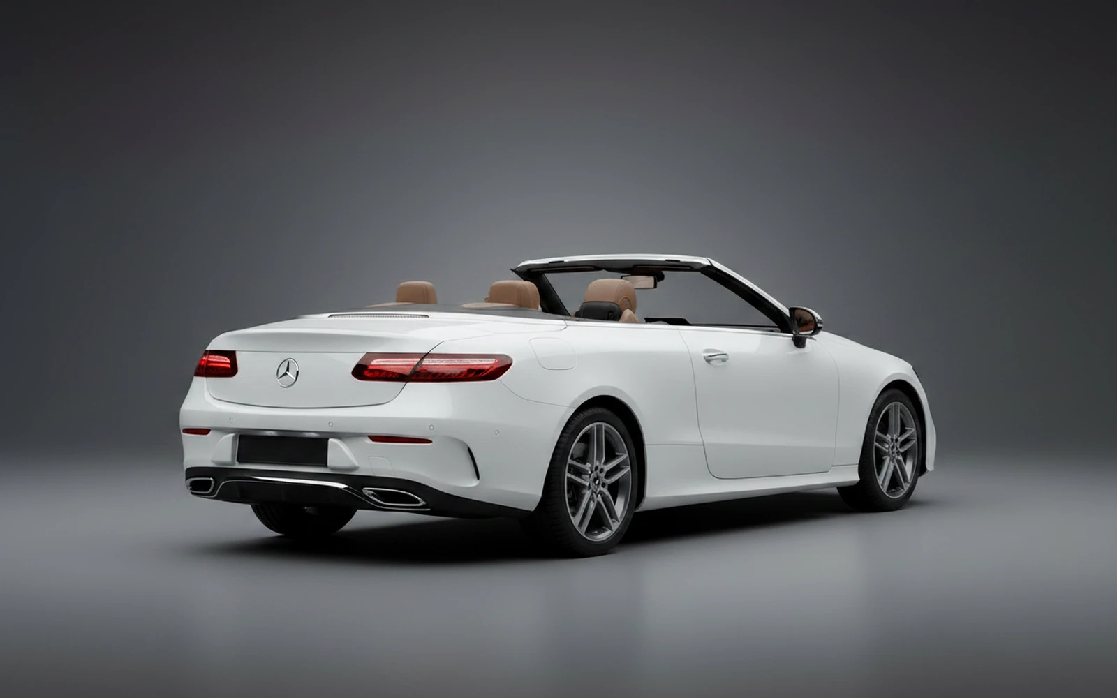 Mercedes-Benz E450 Convertible White 2023 — interior dashboard