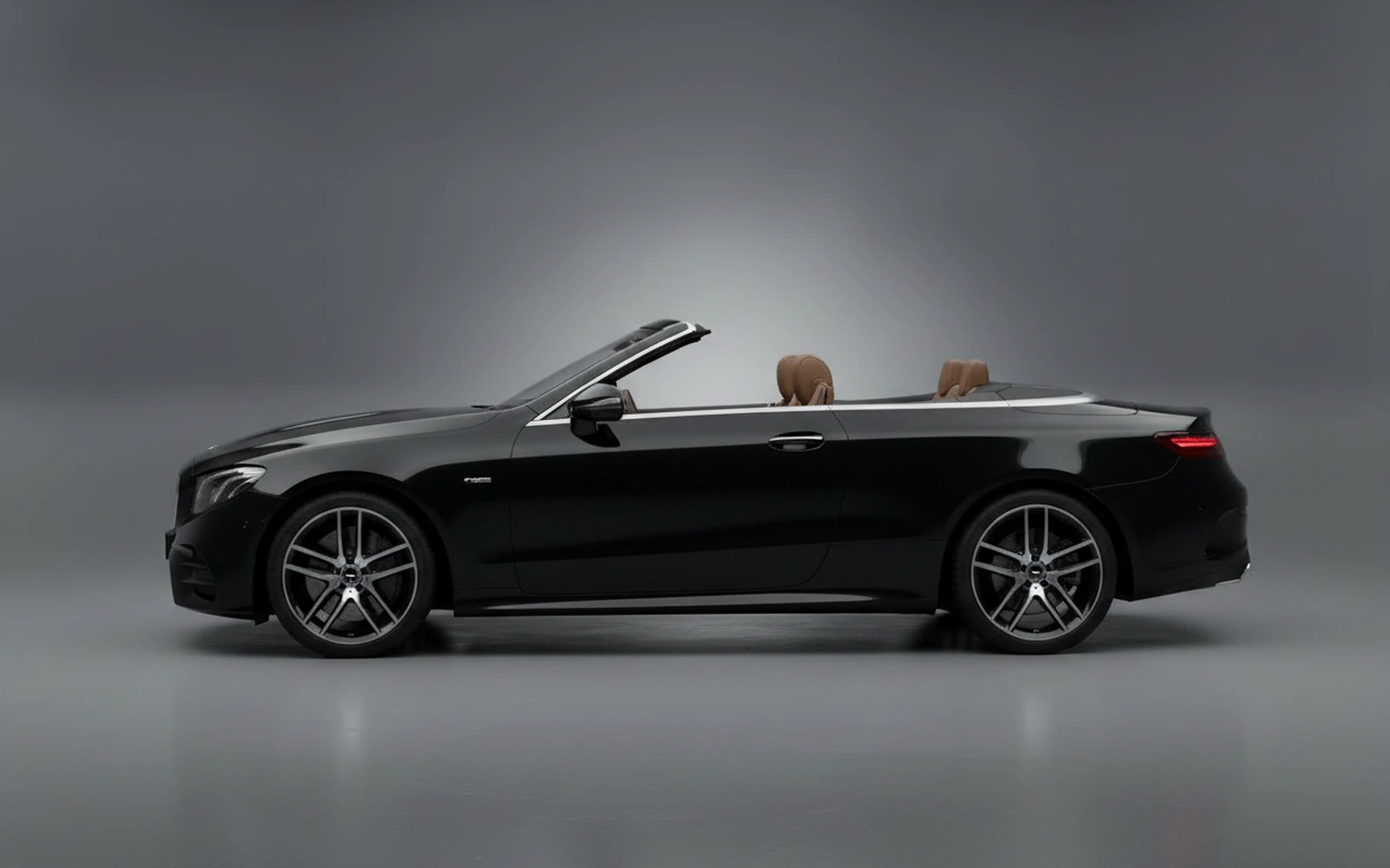 Mercedes-Benz E53 AMG Convertible Black 2022 — exterior rear view