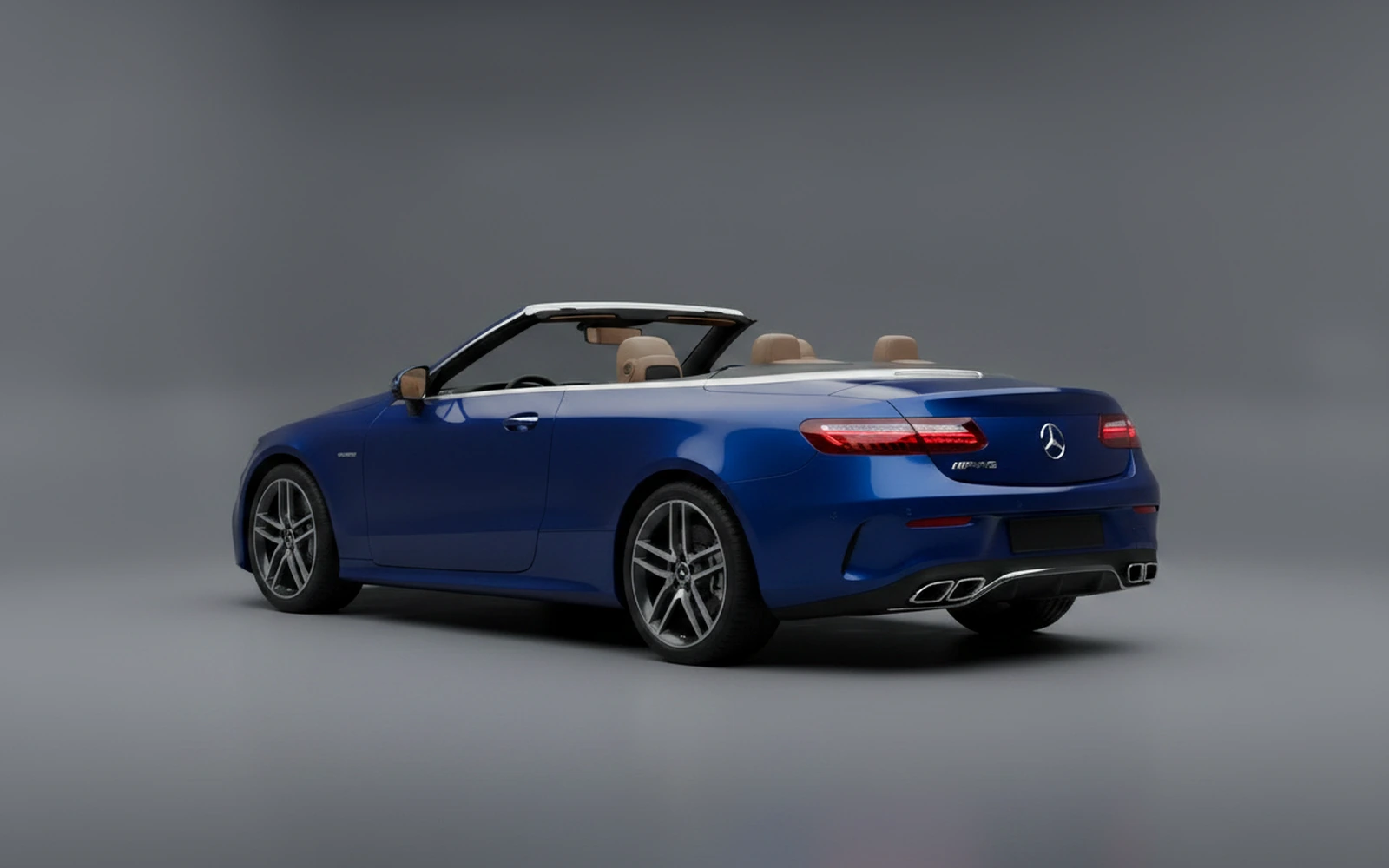 Mercedes-Benz E53 AMG Convertible Blue 2022 — interior dashboard