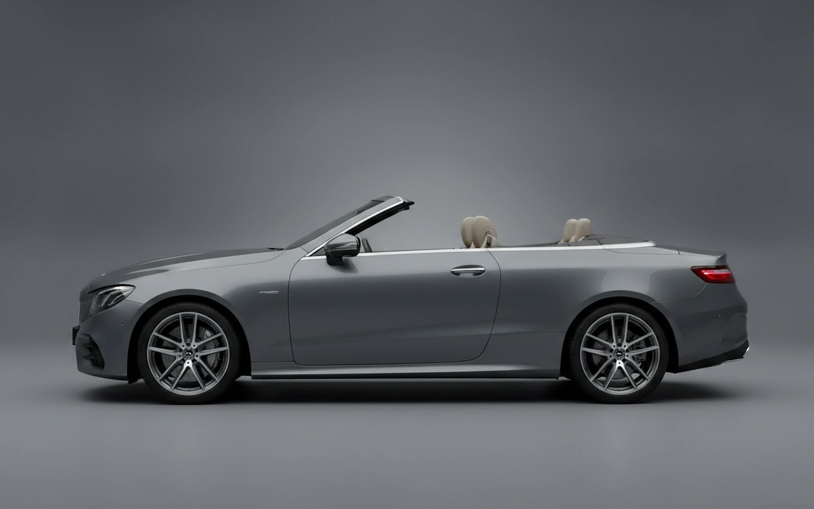 Mercedes-Benz E53 AMG Convertible Gris 2022 — exterior rear view