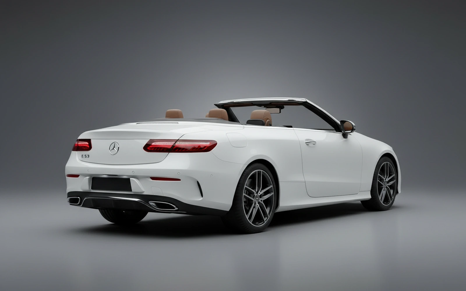 Mercedes-Benz E53 AMG Convertible White 2022 — interior dashboard
