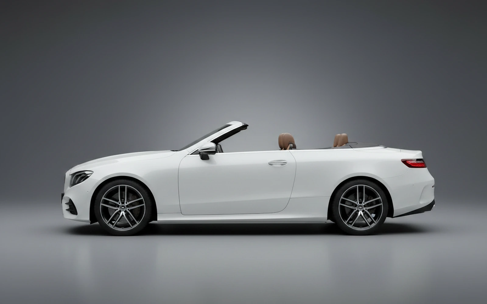 Mercedes-Benz E53 AMG Convertible White 2022 — exterior rear view