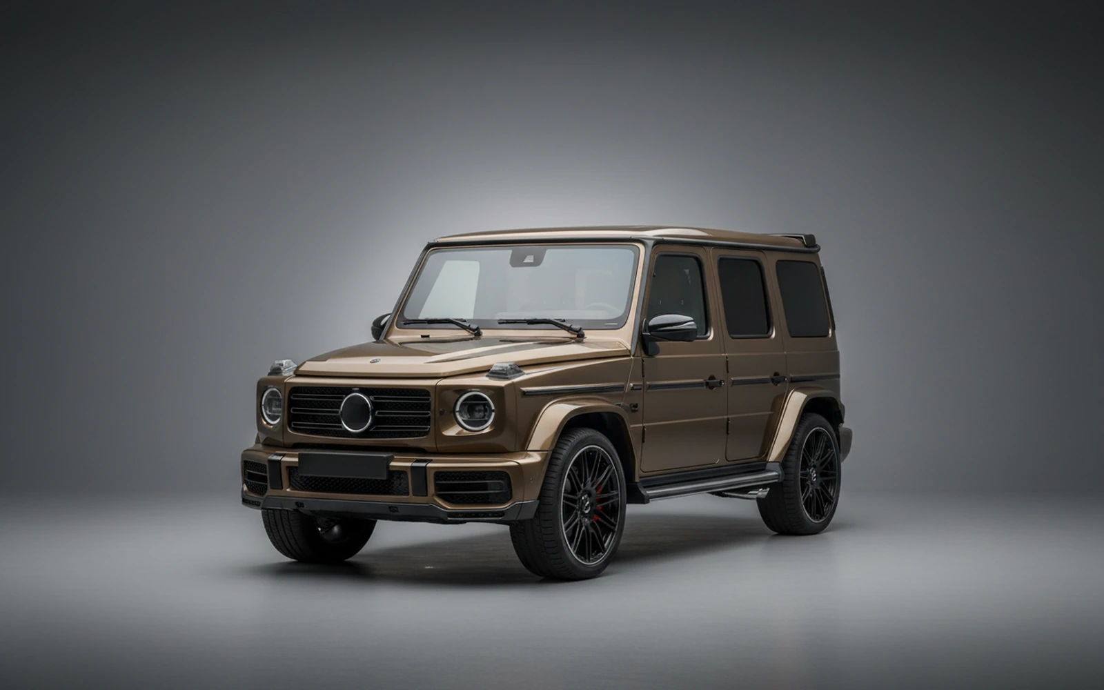 Mercedes-Benz G Class Brabus 800 Carbon Kit Bronze 2022 for rent in Miami — exterior front view