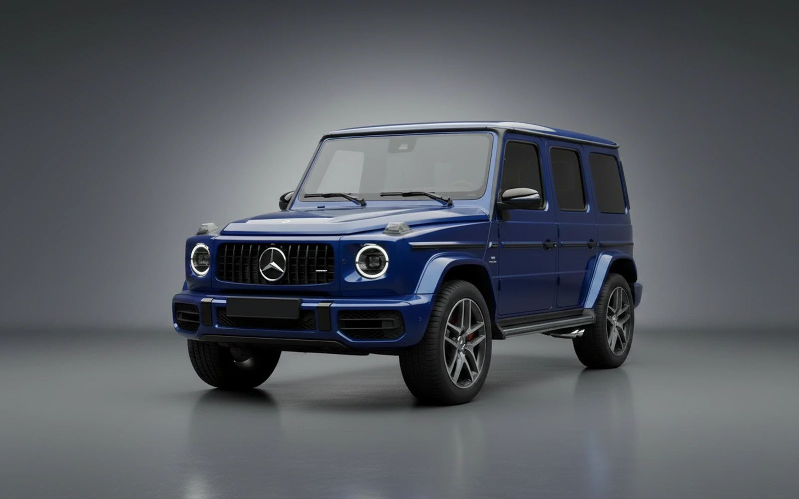 Mercedes-Benz G 550 Blue 2022 — exterior side view