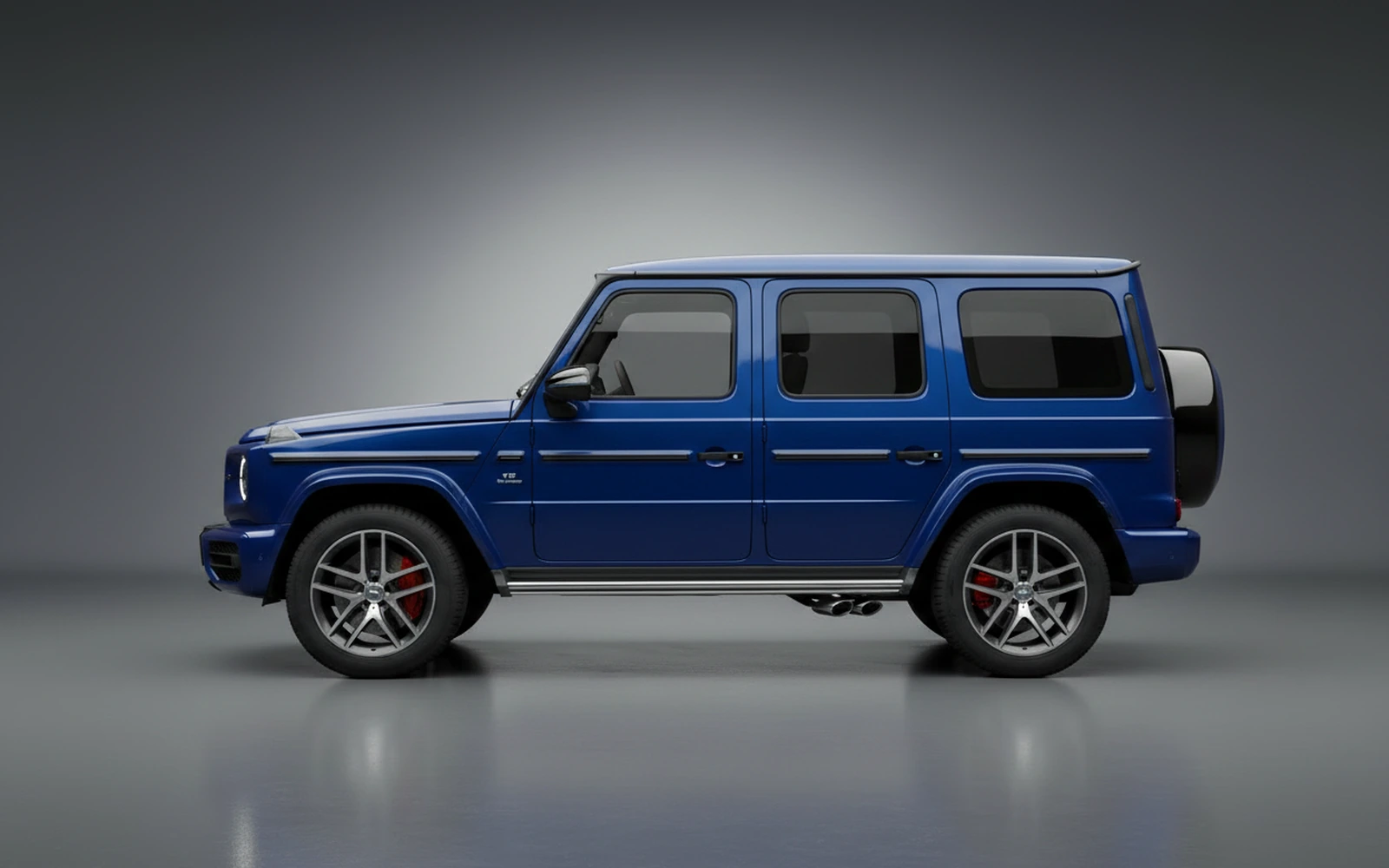 Mercedes-Benz G 550 Blue 2022 — exterior rear view