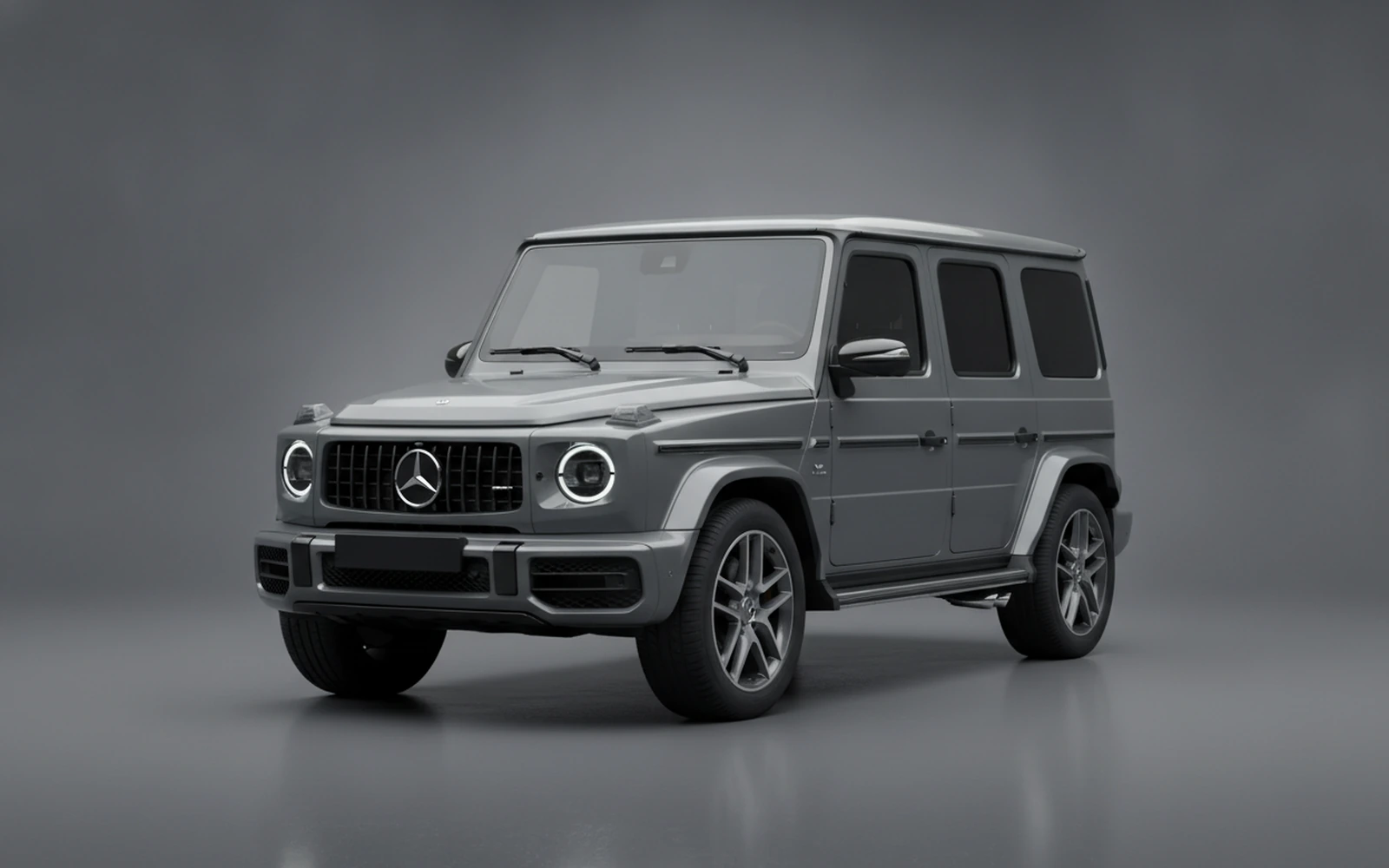 Mercedes-Benz G 550 Grey 2022 for rent in Miami — exterior front view