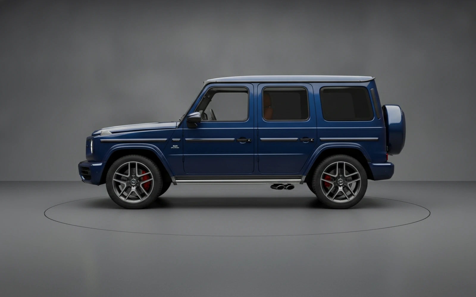 Mercedes-Benz G63 AMG Dark-blue 2022 — exterior rear view