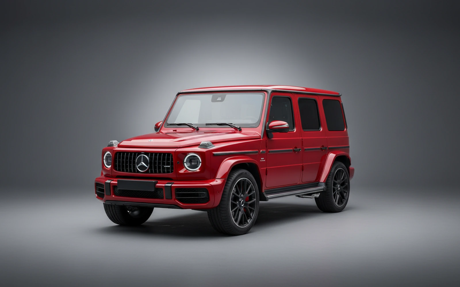 Mercedes-Benz G63 AMG Rojo 2025 for rent in Miami — exterior front view