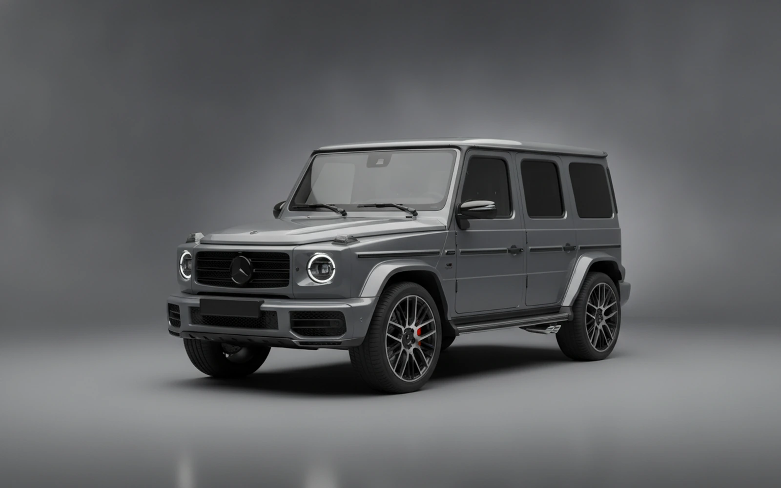 Mercedes-Benz G800 Brabus Grey 2023 for rent in Miami — exterior front view
