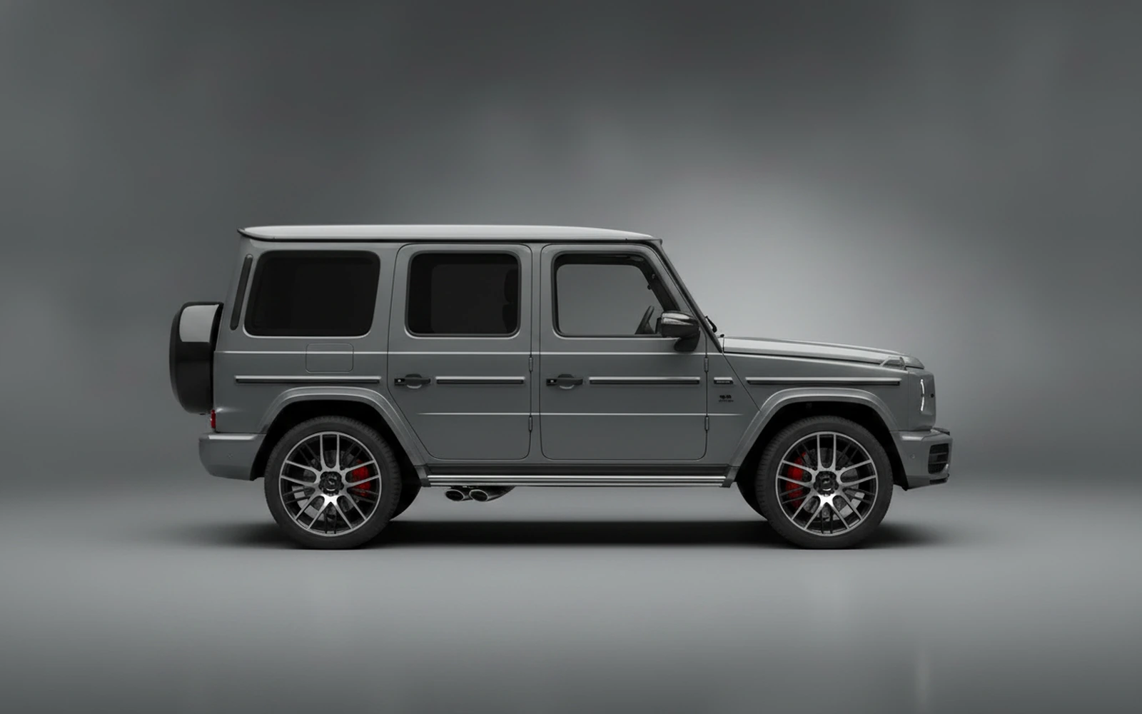 Mercedes-Benz G800 Brabus Grey 2023 — exterior rear view