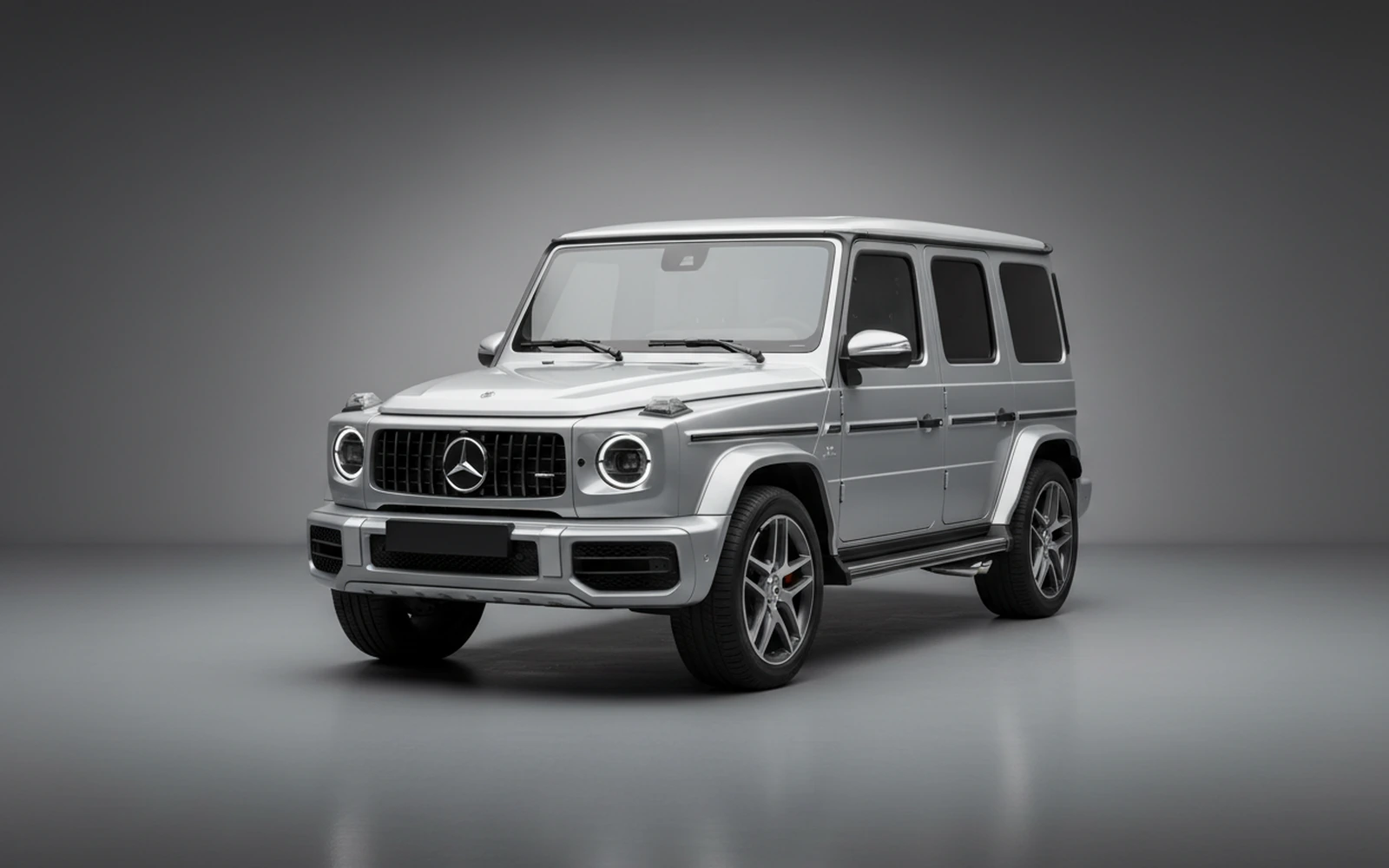 Mercedes-Benz G800 G800 AMG Silver 2020 for rent in Miami — exterior front view