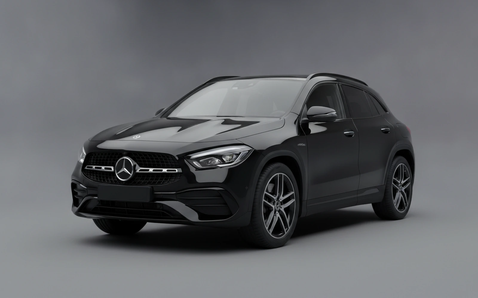 Mercedes-Benz GLA35 AMG Black 2025 for rent in Miami — exterior front view