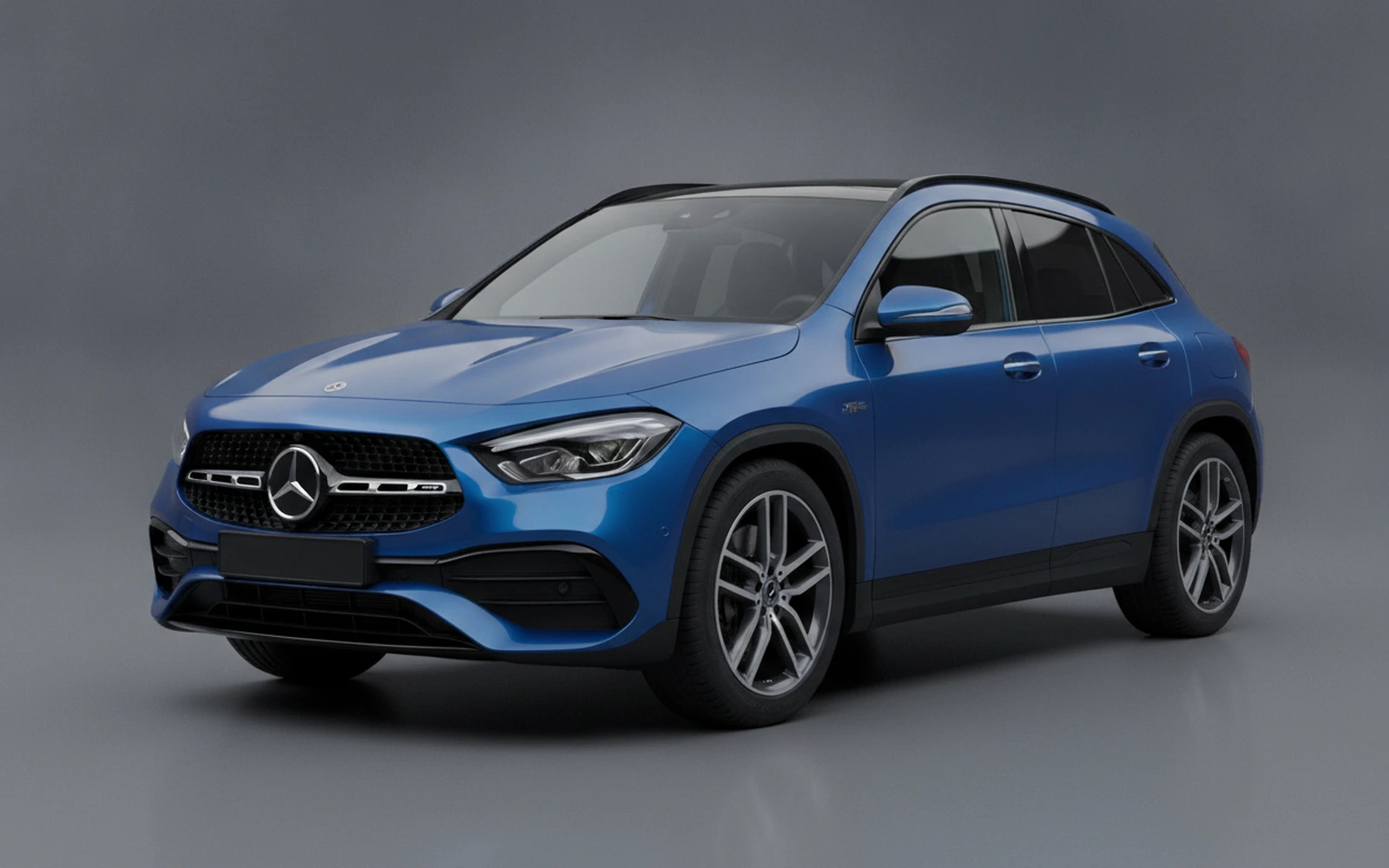 Mercedes-Benz GLA35 AMG Azul 2025 for rent in Miami — exterior front view