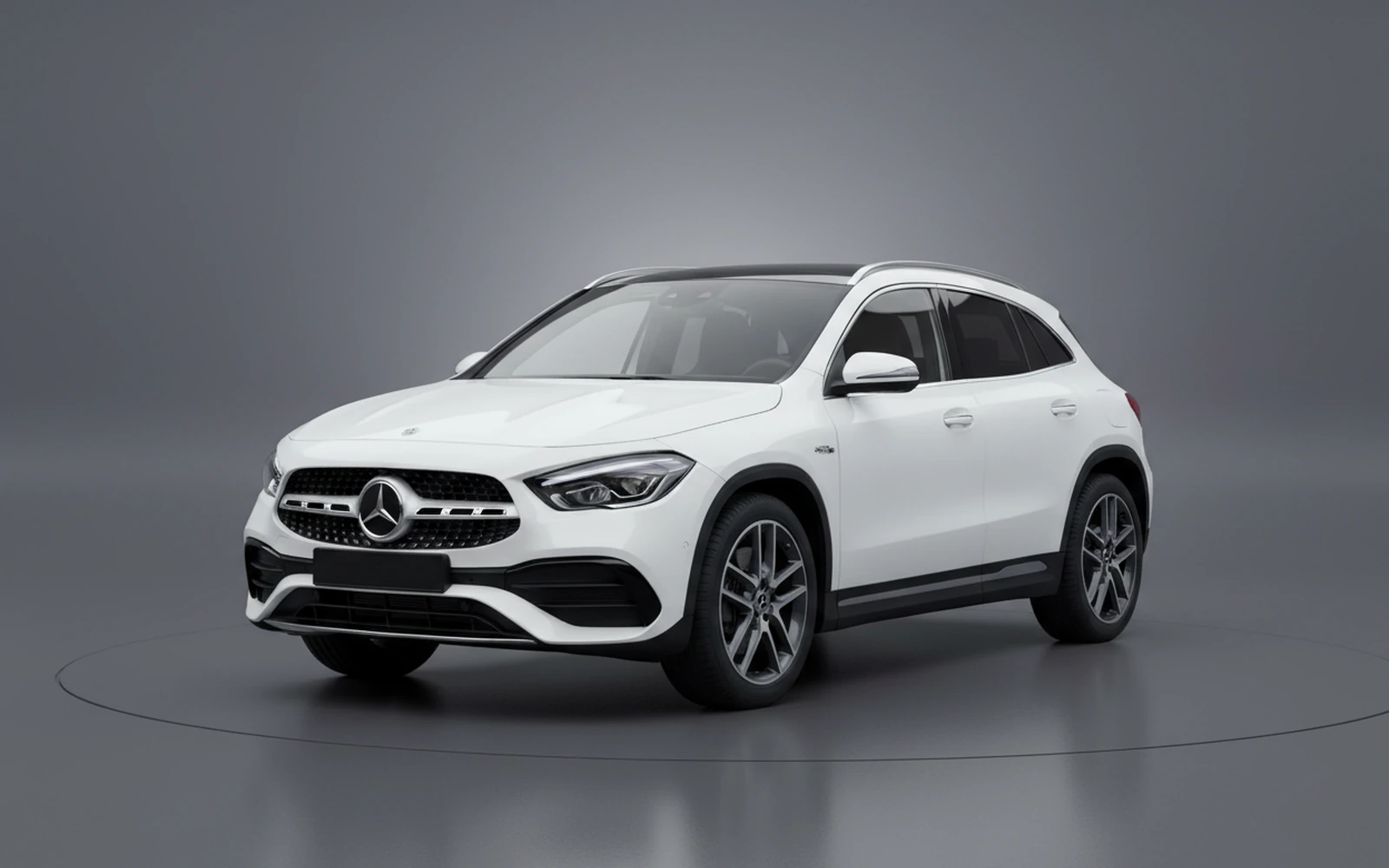 Mercedes-Benz GLA35 AMG Blanco 2025 for rent in Miami — exterior front view