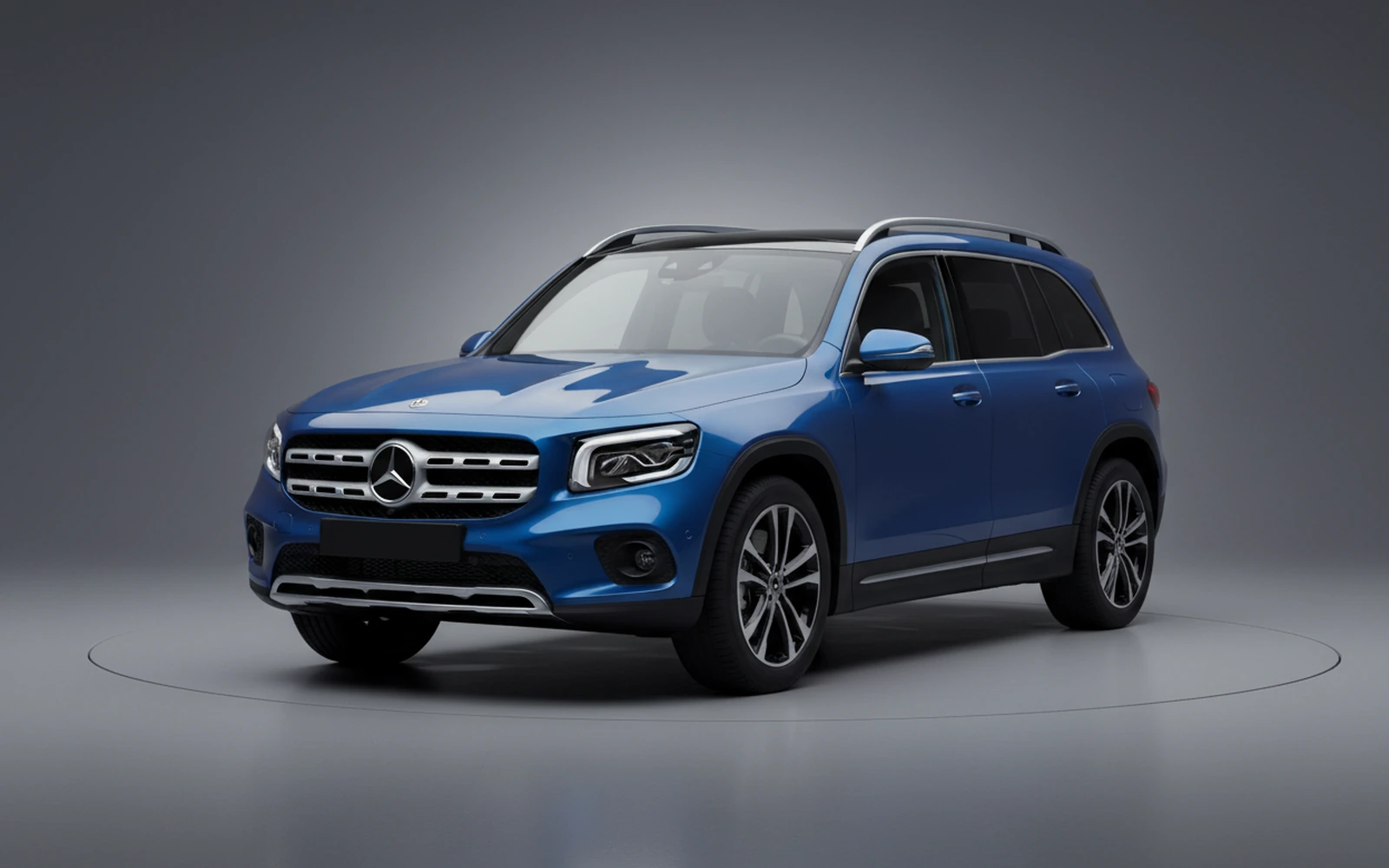 Mercedes-Benz Glb 250 Blue 2023 for rent in Miami — exterior photo