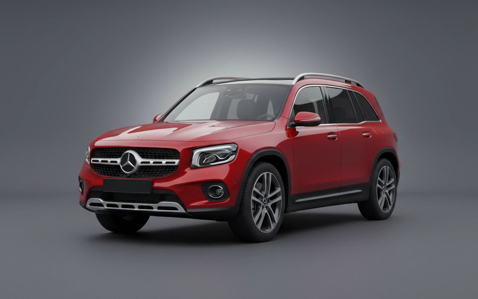 Mercedes-Benz Glb Red 2024 for rent in Miami — exterior front view