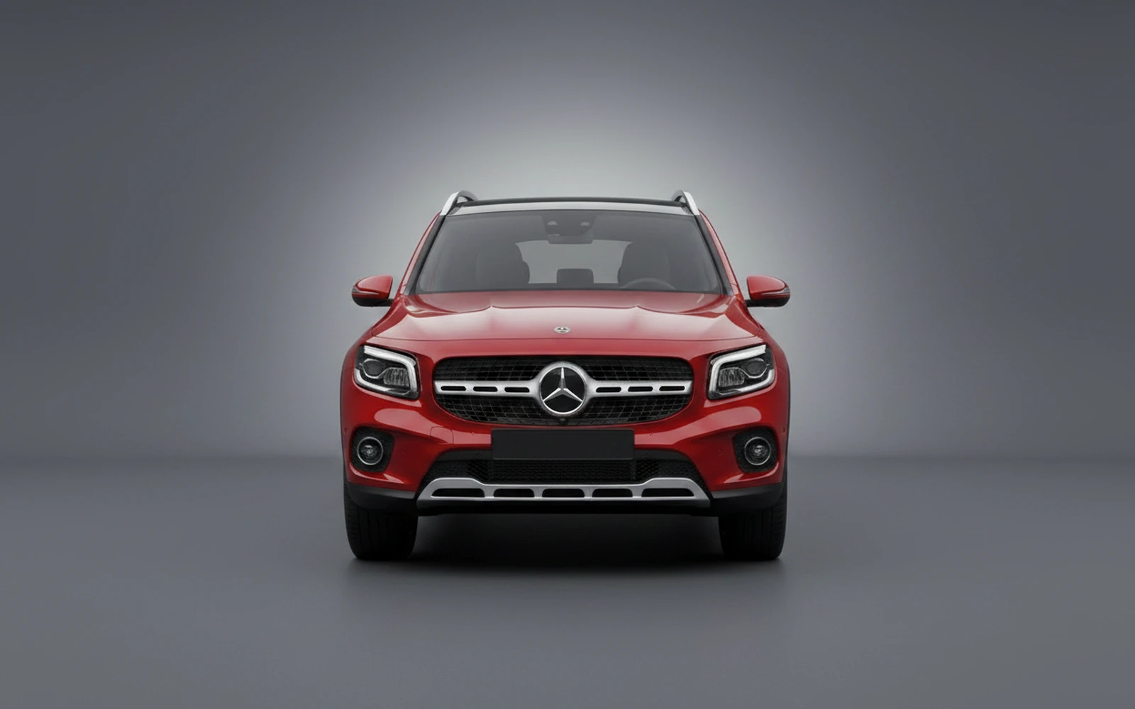 Mercedes-Benz Glb Red 2024 — exterior side view