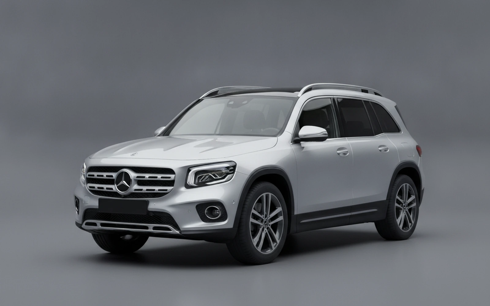 Mercedes-Benz Glb 250 Plata 2023 for rent in Miami — exterior front view
