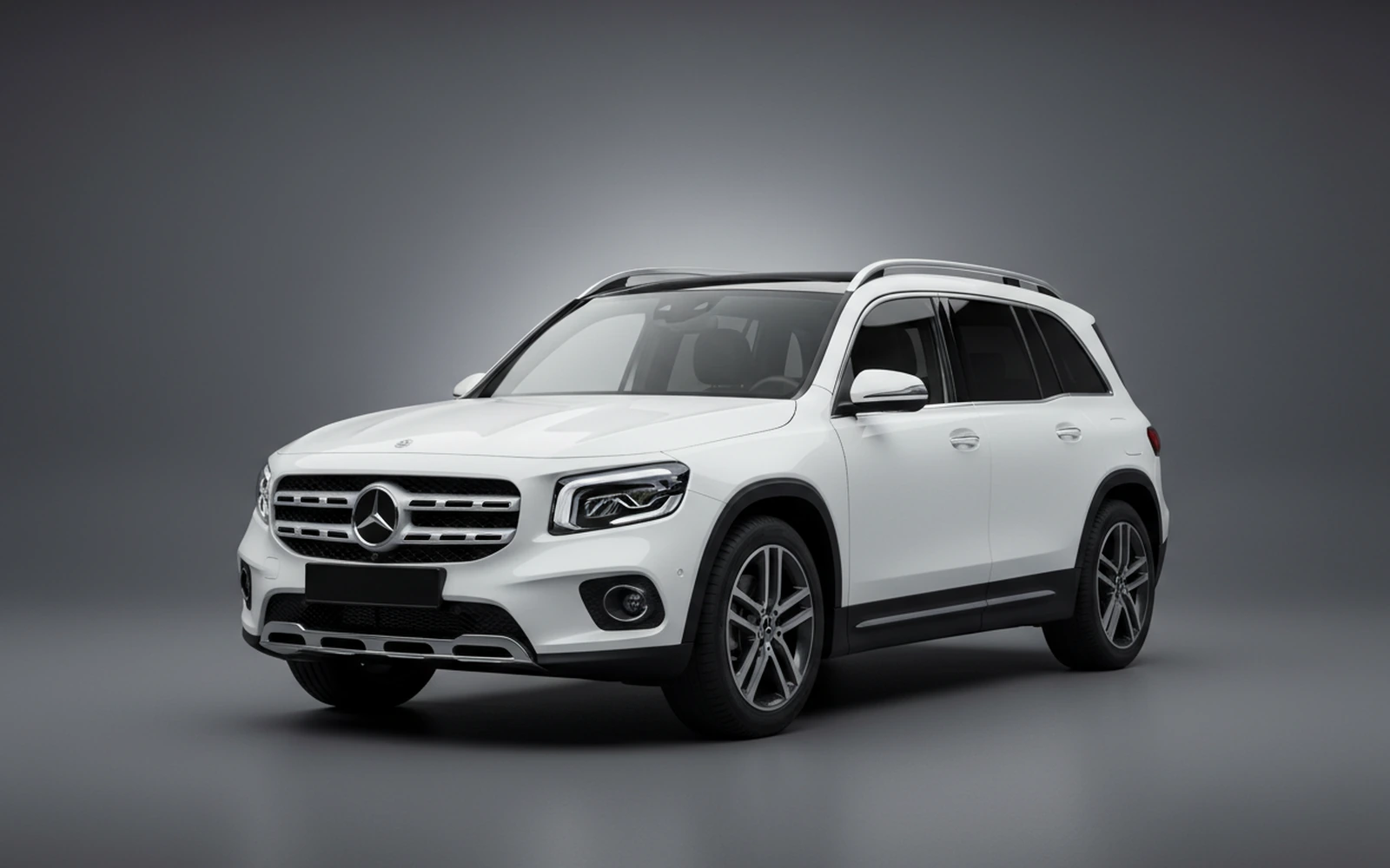 Mercedes-Benz Glb 250 White 2023 for rent in Miami — exterior front view
