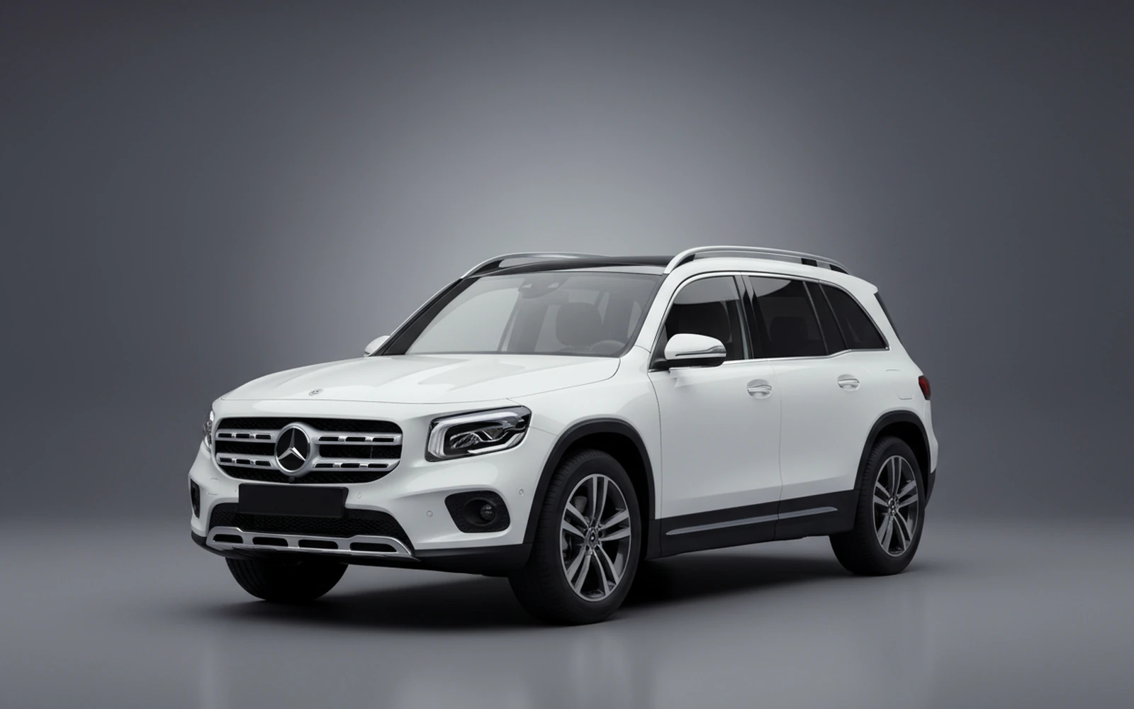 Mercedes-Benz Glb White 2025 for rent in Miami — exterior front view