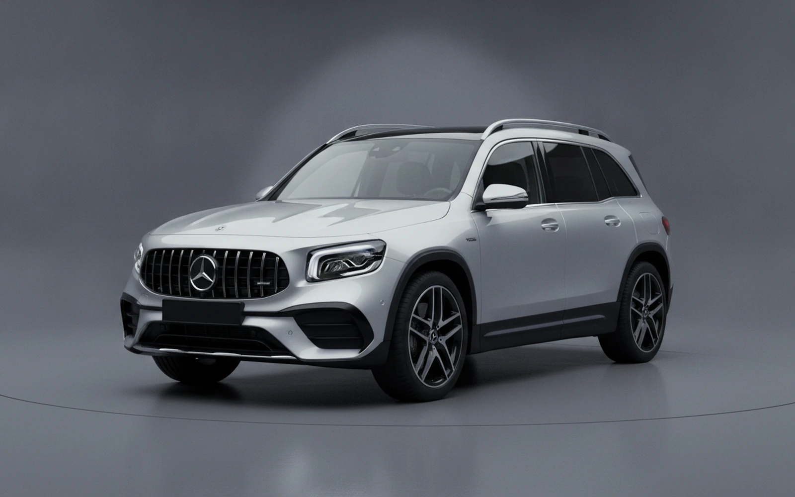 Mercedes-Benz Glb35 AMG Silver 2022 for rent in Miami — exterior photo