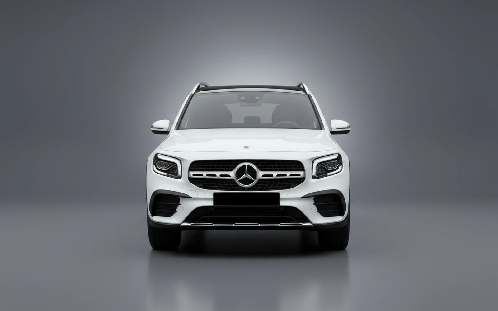 Mercedes-Benz GLB35 AMG White 2022 — exterior side view
