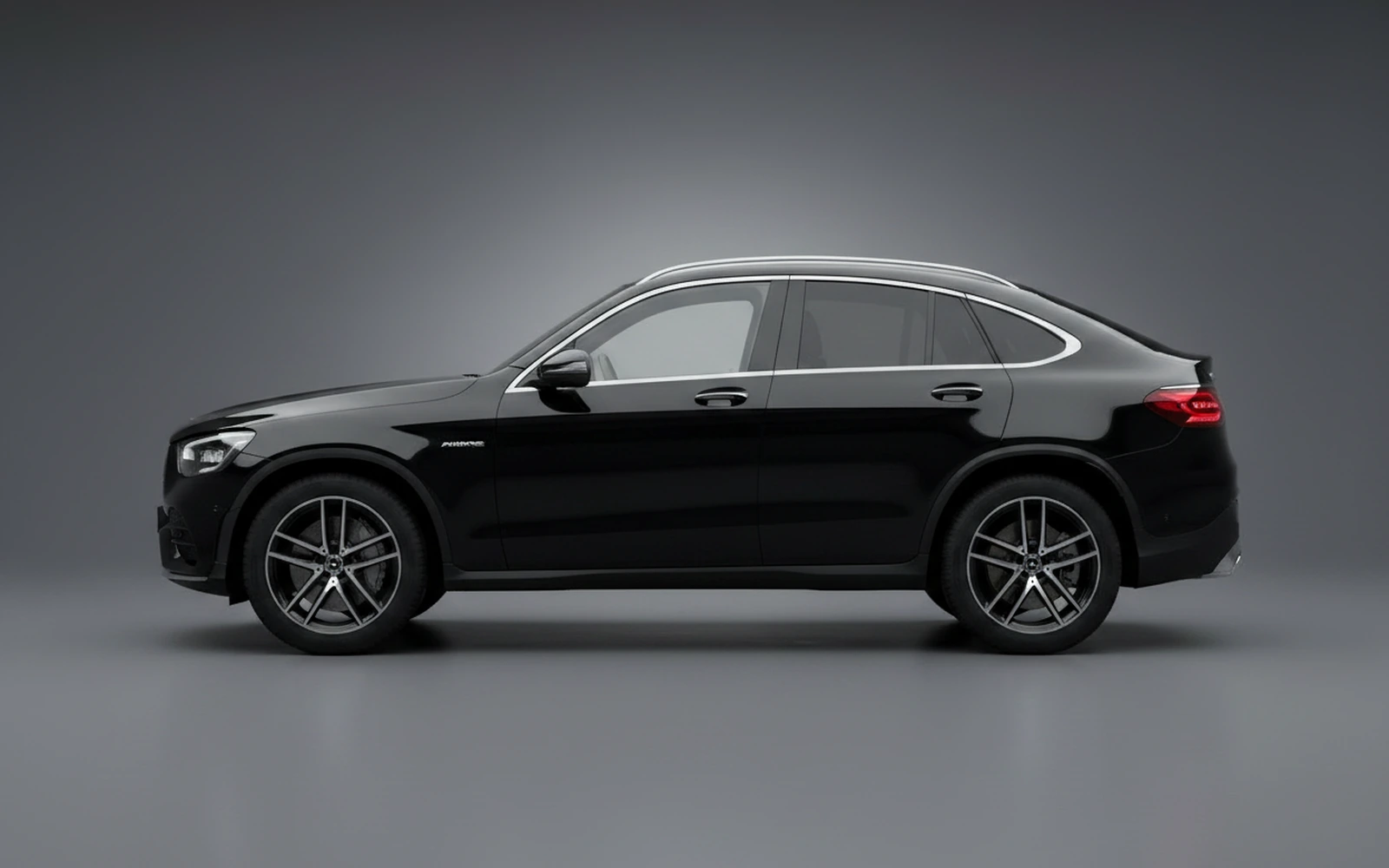 Mercedes-Benz GLC43 AMG Yellow Black 2022 — exterior rear view