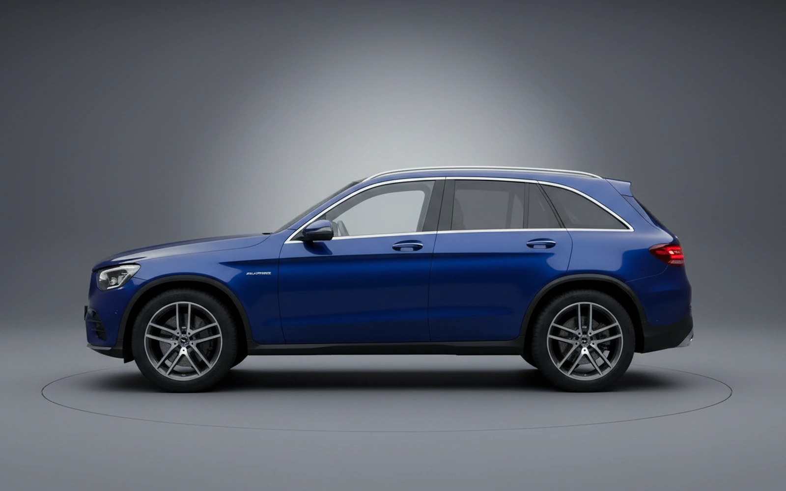 Mercedes-Benz GLC43 AMG Yellow Azul 2022 — exterior rear view