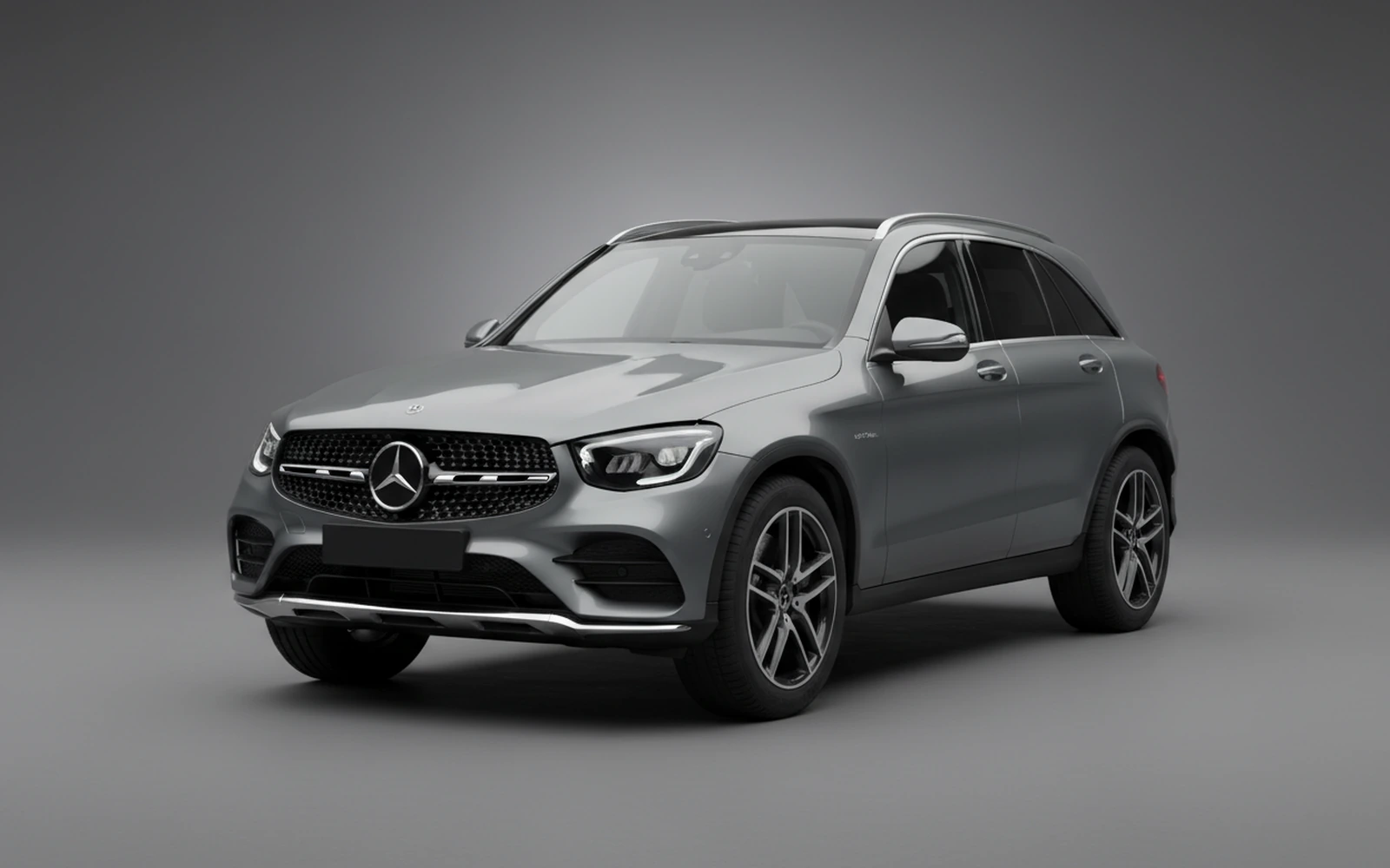 Mercedes-Benz Glc43 AMG Yellow Grey 2022 for rent in Miami — exterior front view