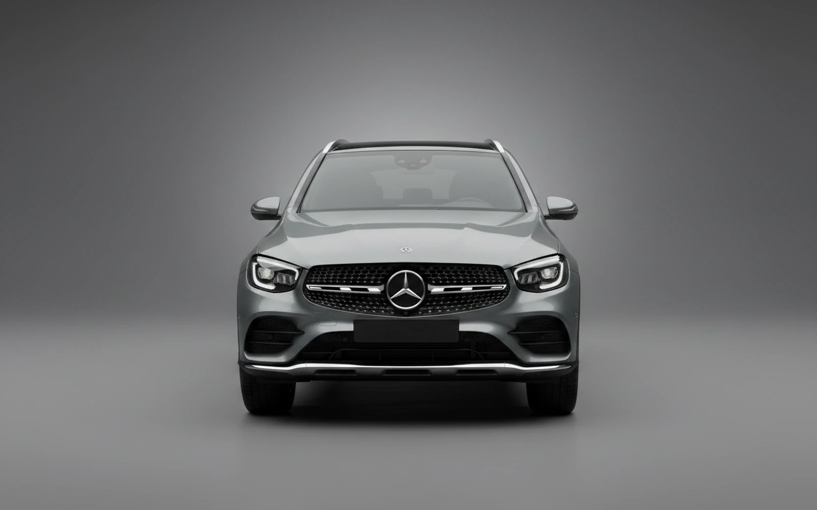 Mercedes-Benz Glc43 AMG Yellow Grey 2022 — exterior side view