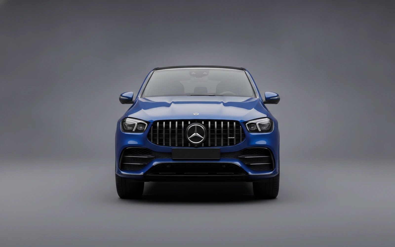 Mercedes-Benz GLE53 AMG Coupe Blue 2023 — exterior side view