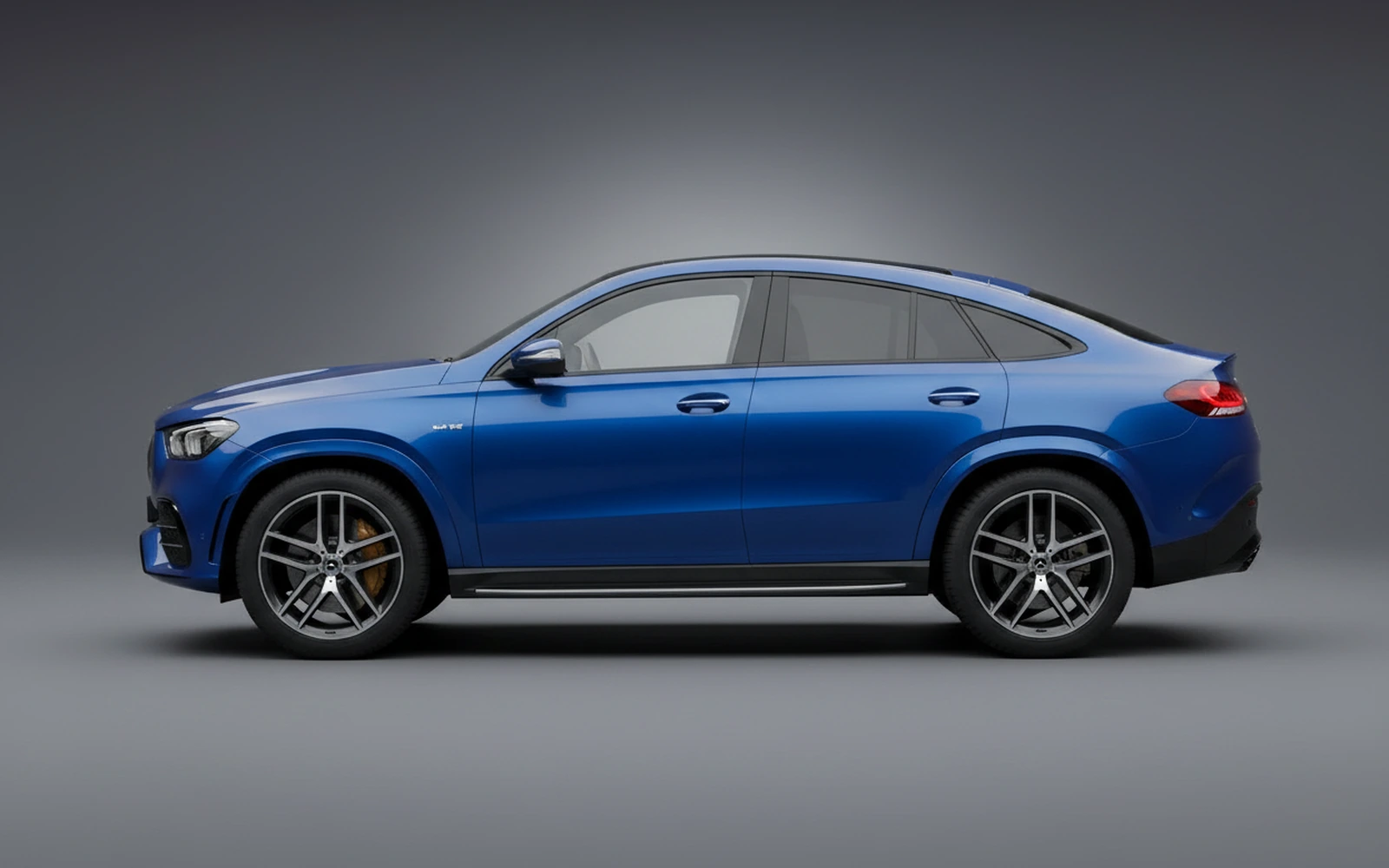 Mercedes-Benz GLE53 AMG Coupe Blue 2023 — exterior rear view