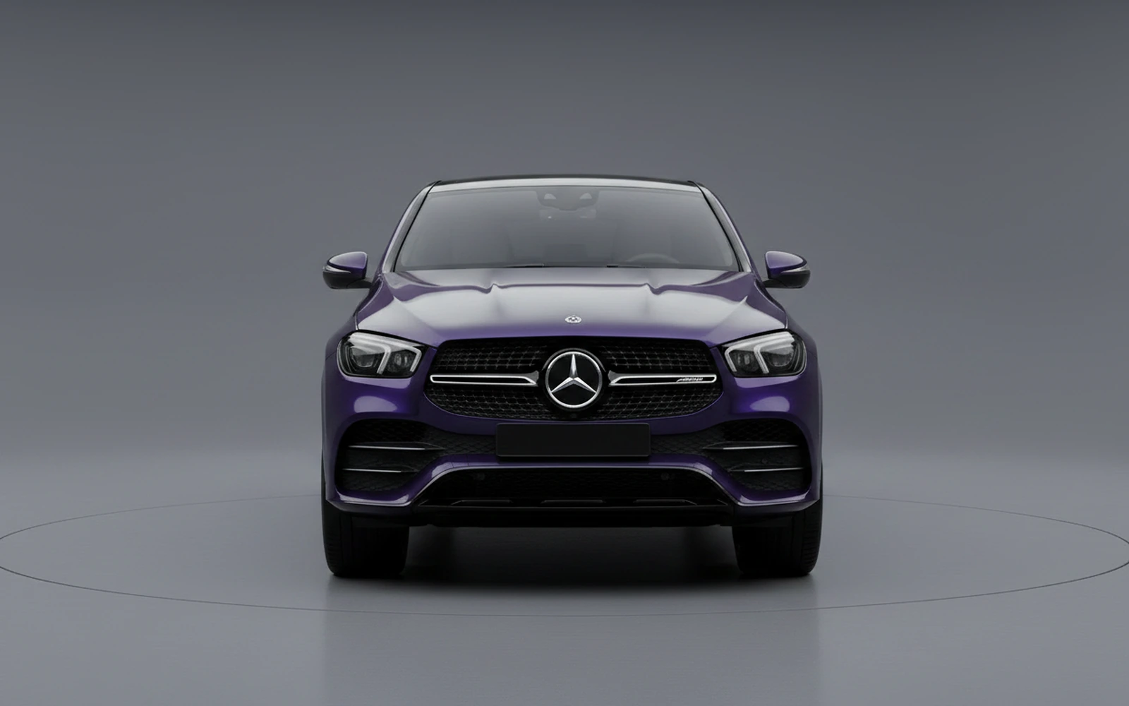 Mercedes-Benz Gle53 AMG Coupe Deep-purple 2023 — exterior side view