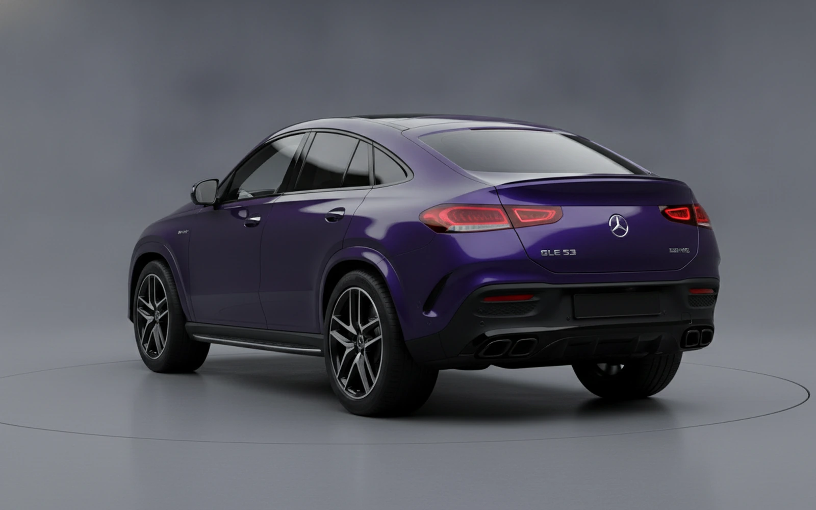 Mercedes-Benz Gle53 AMG Coupe Deep-purple 2023 — interior dashboard
