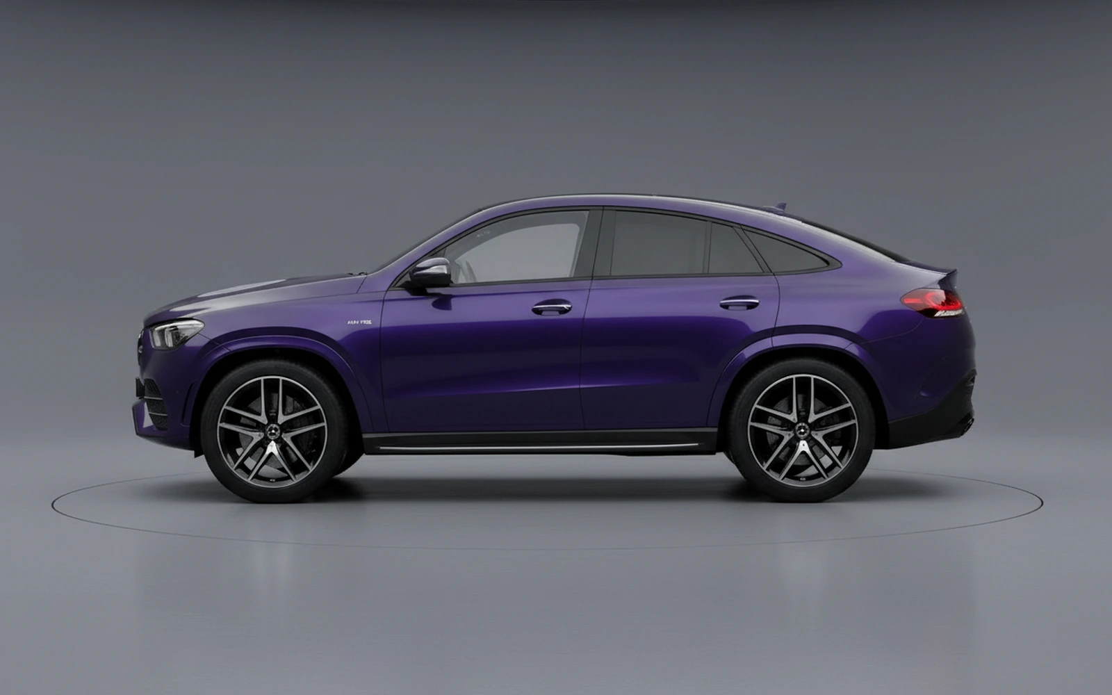 Mercedes-Benz Gle53 AMG Coupe Deep-purple 2023 — exterior rear view