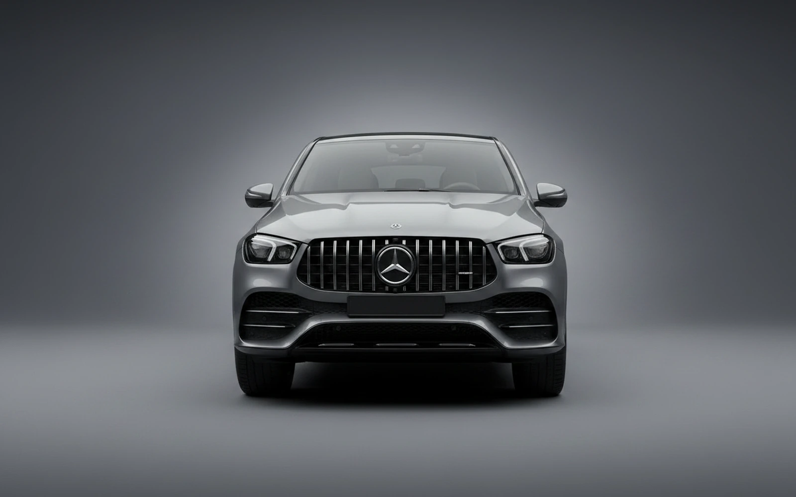 Mercedes-Benz GLE53 AMG Coupe Grey 2023 — exterior side view