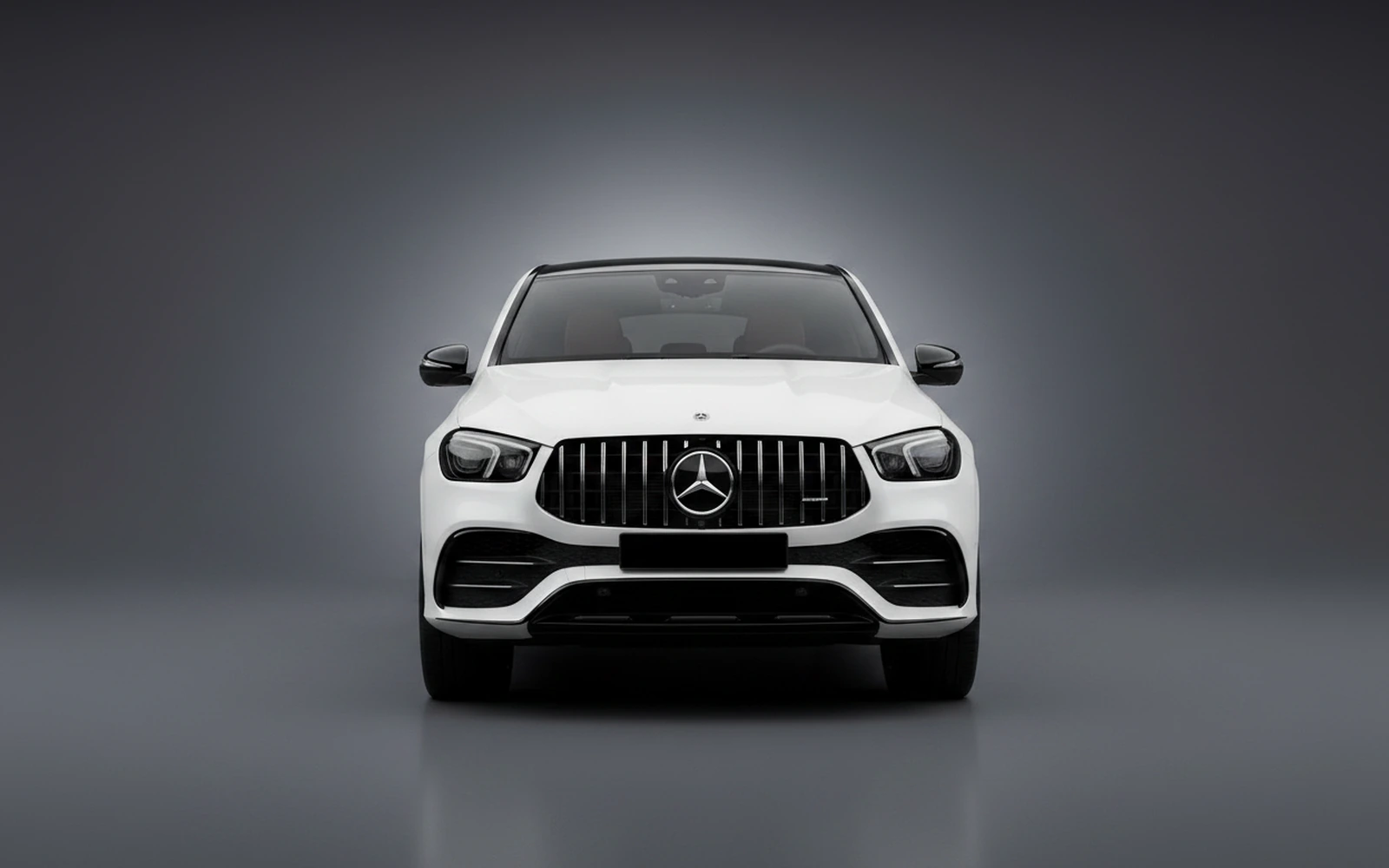 Mercedes-Benz GLE53 AMG Coupe White 2023 — exterior side view