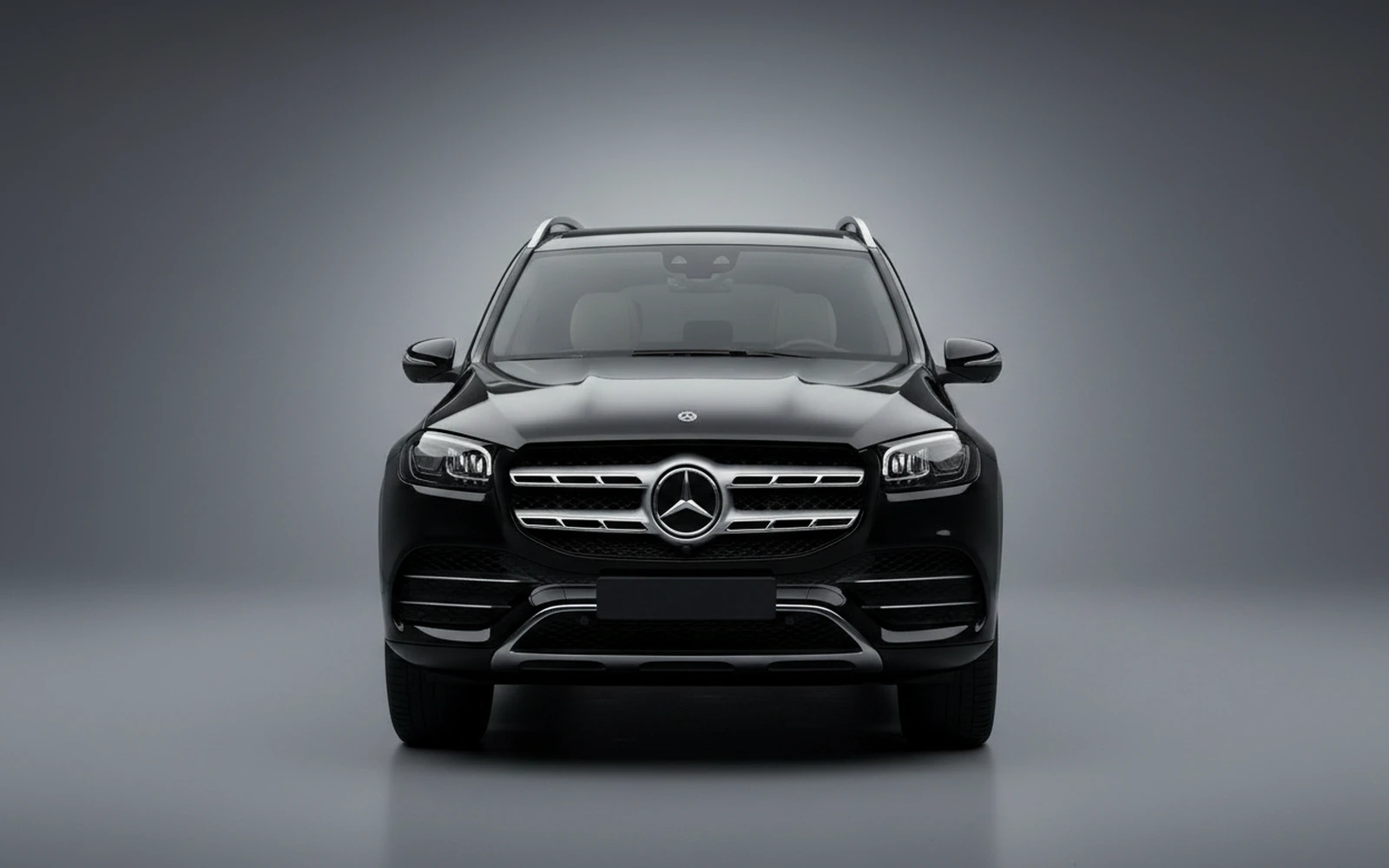 Mercedes-Benz GLS Black 2021 — exterior side view