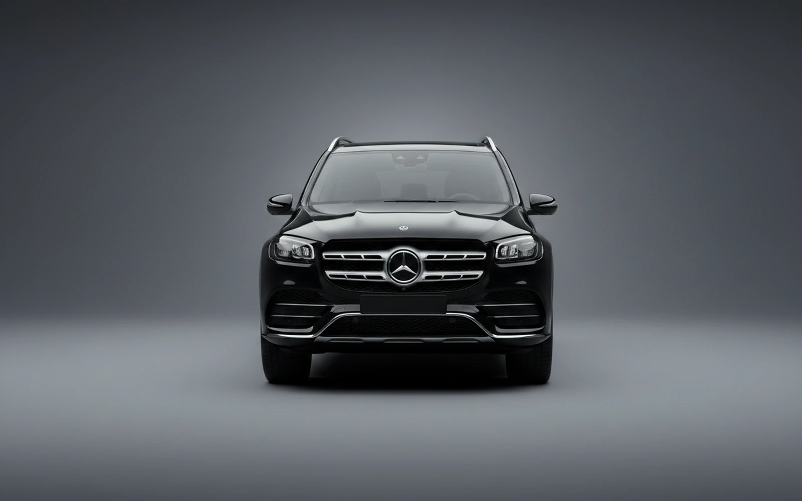 Mercedes-Benz GLS Black 2023 — exterior side view