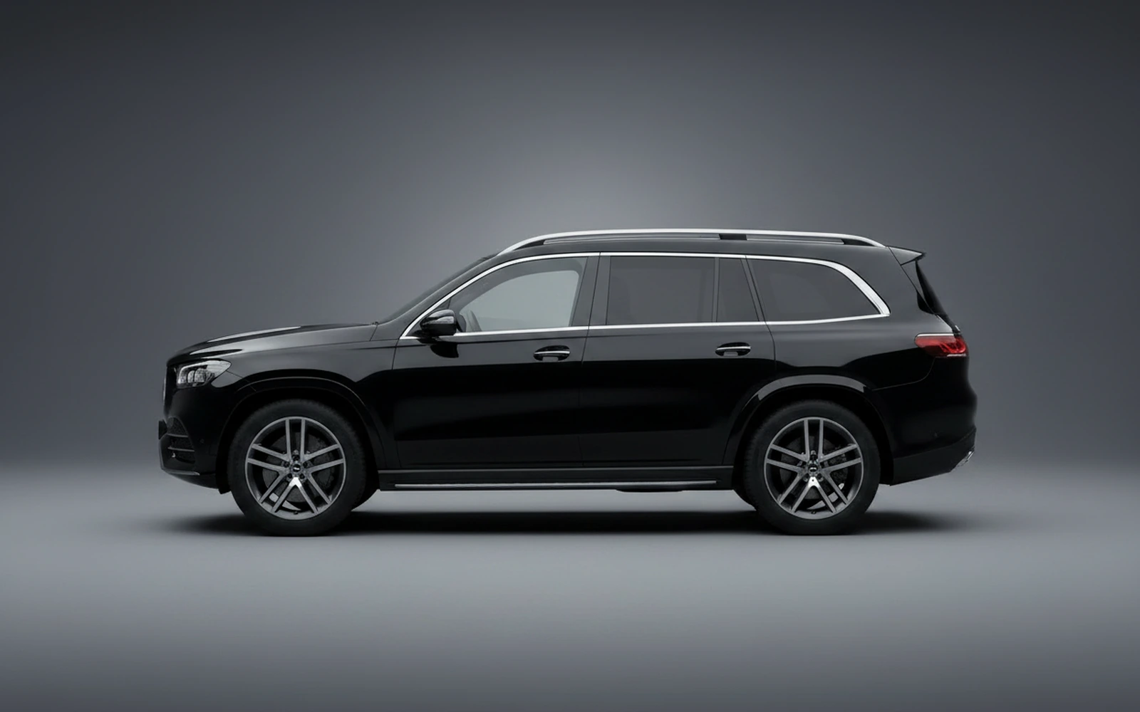 Mercedes-Benz GLS Black 2023 — exterior rear view