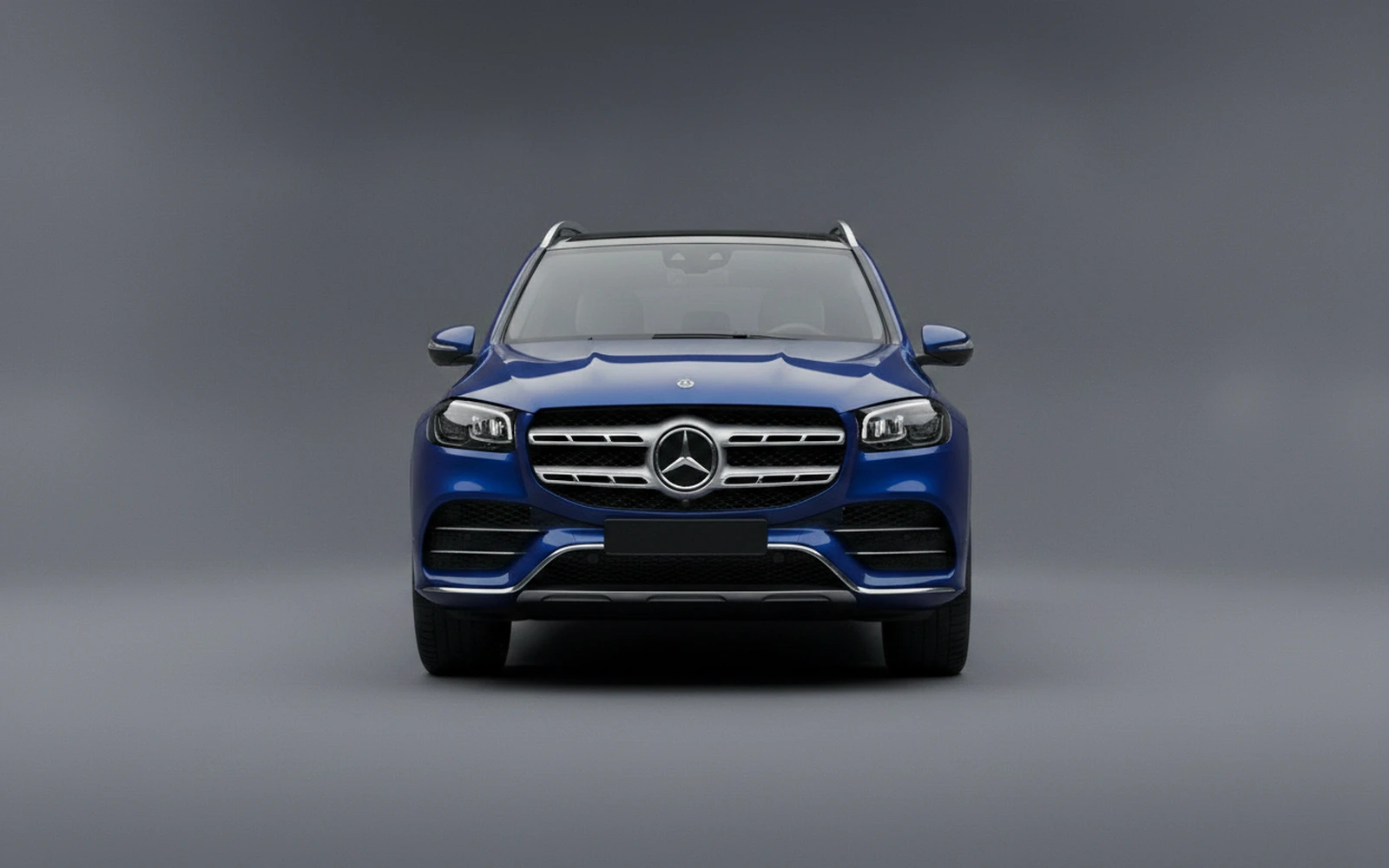 Mercedes-Benz GLS 600 Silver Blue 2022 — exterior side view