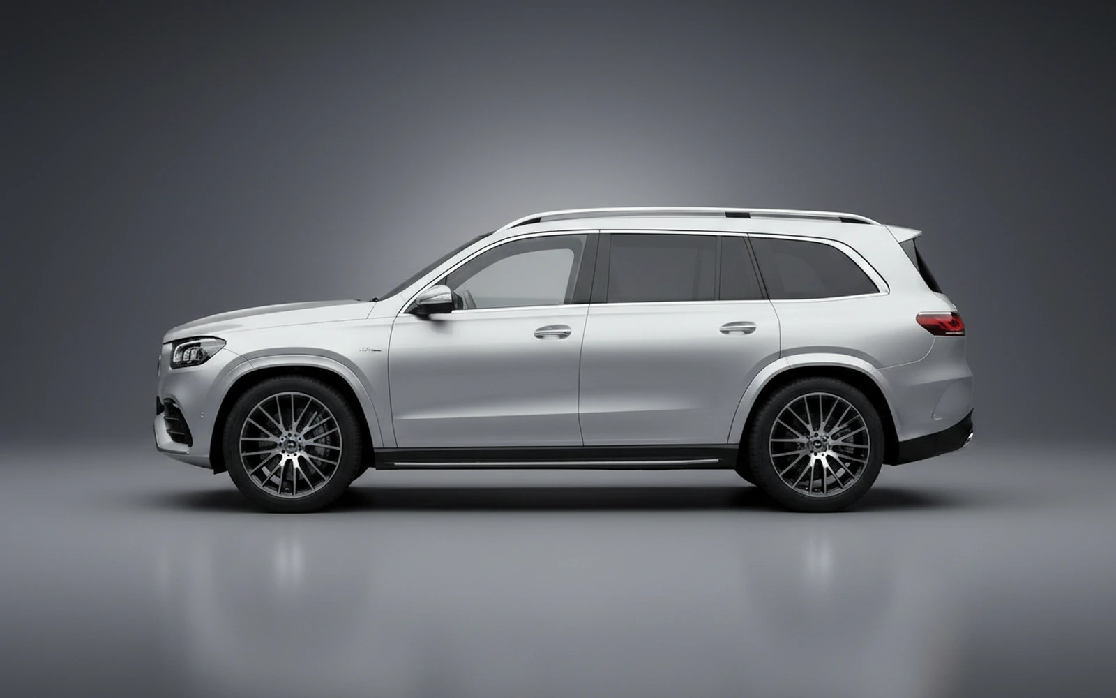 Mercedes-Benz GLS 63 AMG Plata 2022 — exterior rear view