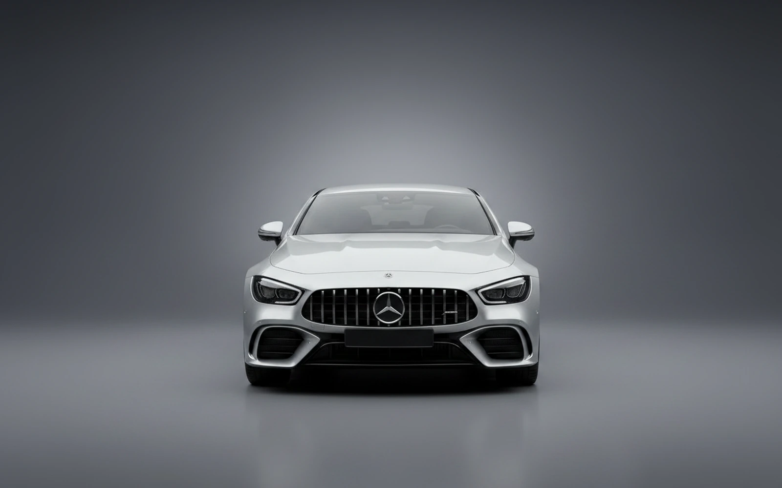 Mercedes-Benz GT43 AMG Silver 2023 — exterior side view